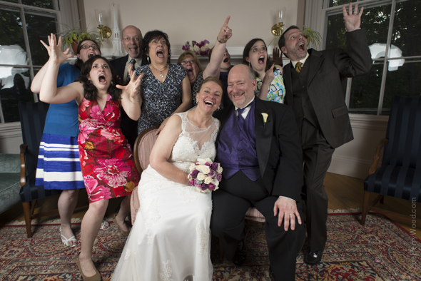 group wedding photo Zoe Perry-Wood photography